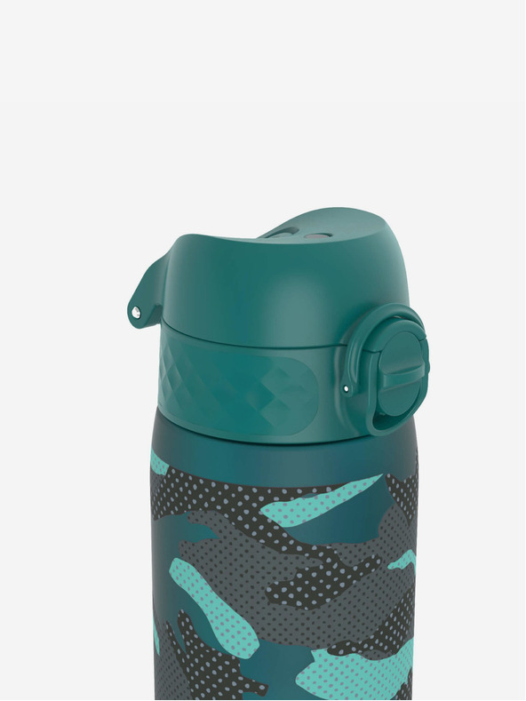 ION8 Dunkelgrüne gemusterte Flasche Ion8 Leak Proof 500 ml