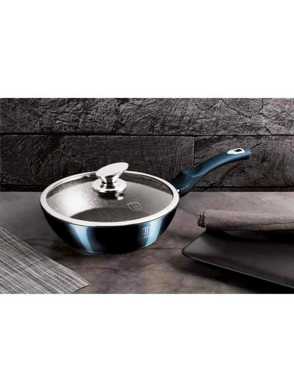 Berlingerhaus 10-teiliges Kochgeschirr mit Marmoroberfläche Aquamarine Metallic Line BERLINGERHAUS