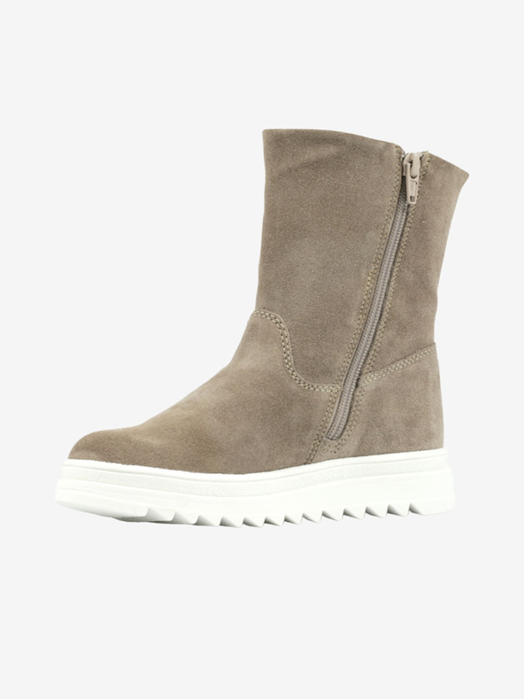 Richter Braune Mädchen-Schneestiefel aus Wildleder, isoliert Richter