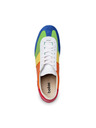 BOTAS *** Herren Lederturnschuhe / Sneakers Regenbogen Botas Classic Rainbow