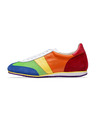 BOTAS *** Herren Lederturnschuhe / Sneakers Regenbogen Botas Classic Rainbow