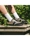 BOTAS *** Herren Lederturnschuhe / Sneakers Schwarz-Gold Botas Iconic Victory 76