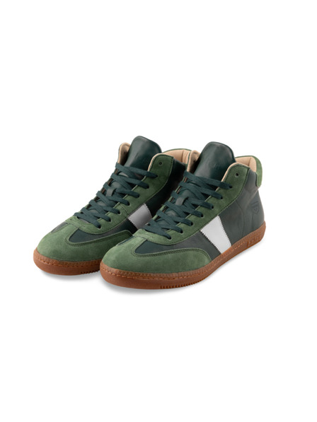 BOTAS *** Herren Lederturnschuhe / Sneakers grün BOTAS