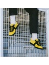 BOTAS *** Herren Lederturnschuhe / Sneakers Gelb-Schwarz Botas Iconic