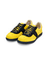 BOTAS *** Herren Lederturnschuhe / Sneakers Gelb-Schwarz Botas Iconic
