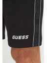 Guess Jeans Herren schwarze Shorts mit seitlichem Logo Guess Jeans