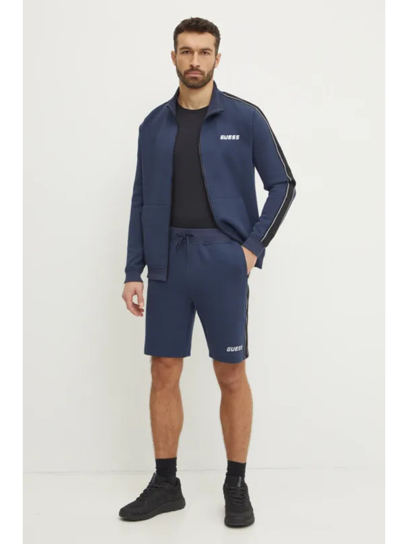 Guess Jeans Herren blaue Shorts mit seitlichem Logo Guess Jeans