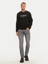 Guess Jeans Herren schwarzes Sweatshirt Guess Box Cn Sweatshirt