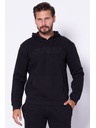 Guess Jeans Herren schwarzes Sweatshirt Aldwin New Hoodie Guess Jeans