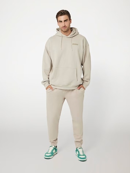 Guess Jeans Herren graues Sweatshirt Guess Hooded Sweatshirt