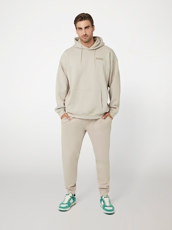 Guess Jeans Herren graues Sweatshirt Guess Hooded Sweatshirt
