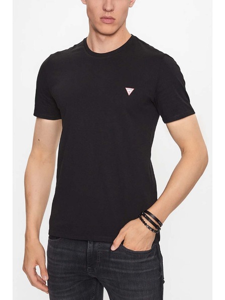 Guess Jeans Herren Schwarzes Slim Fit T-Shirt Core jblk Guess Jeans