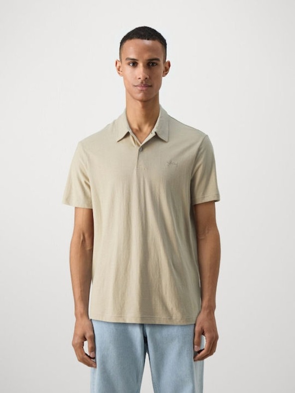Guess Jeans Herren Beige Poloshirt Guess Jeans Beige Blanco