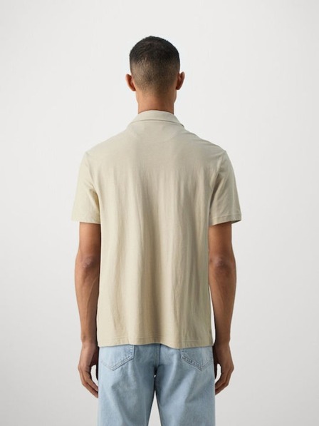 Guess Jeans Herren Beige Poloshirt Guess Jeans Beige Blanco