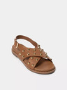 Sofie Schnoor Braune Damen Ledersandalen Sofie Schnoor