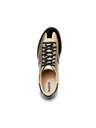 BOTAS *** Damen Ledersneaker / Turnschuhe schwarz-gold Botas Iconic Victory 76