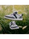 BOTAS *** Damen Ledersneaker / Turnschuhe weiß-grau-schwarz Botas Organic