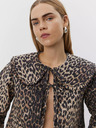 Sofie Schnoor Beige und braune Damenjacke mit Leopardenmuster Sofie Schnoor