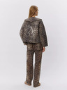 Sofie Schnoor Beige und braune Damenjacke mit Leopardenmuster Sofie Schnoor