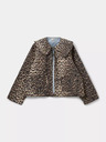 Sofie Schnoor Beige und braune Damenjacke mit Leopardenmuster Sofie Schnoor