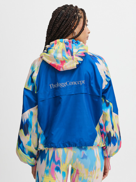 The Jogg Concept Blau Gemusterte Damenjacke The Jogg Concept