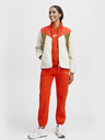 The Jogg Concept Cremefarbene und rote Damenjacke The Jogg Concept