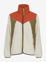 The Jogg Concept Cremefarbene und rote Damenjacke The Jogg Concept