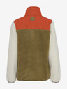 The Jogg Concept Cremefarbene und rote Damenjacke The Jogg Concept