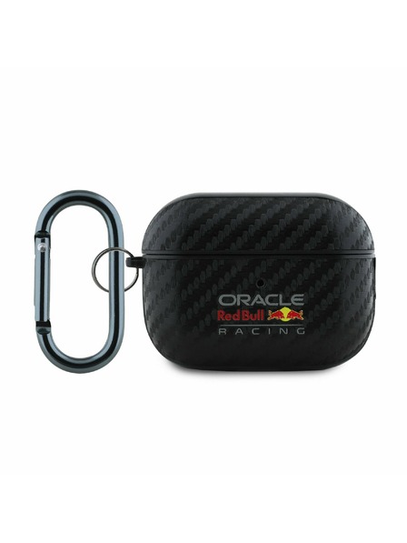 Oracle Red Bull Racing Red Bull PU Carbonfaser Hülle für AirPods Pro 2 Schwarz