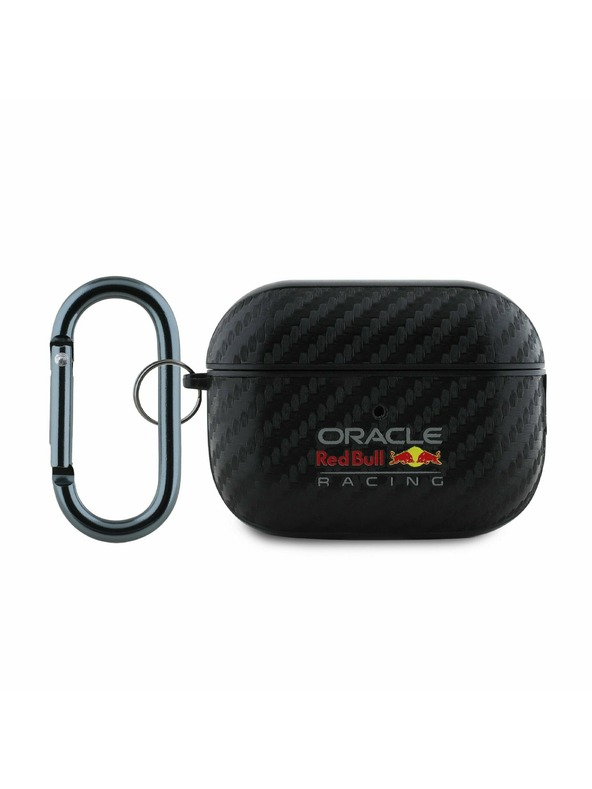 Oracle Red Bull Racing Red Bull PU Carbonfaser Hülle für AirPods Pro 2 Schwarz