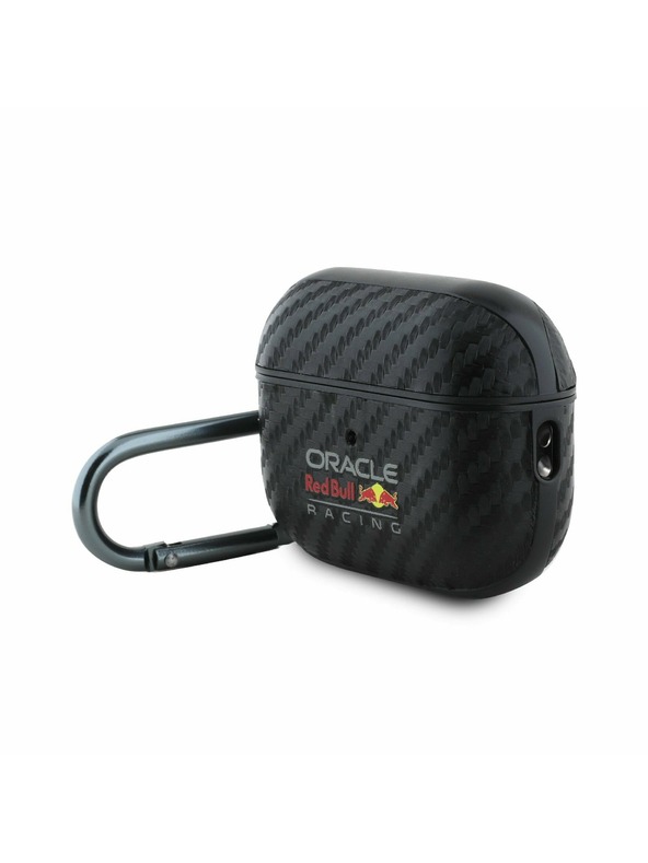 Oracle Red Bull Racing Red Bull PU Carbonfaser Hülle für AirPods Pro 2 Schwarz