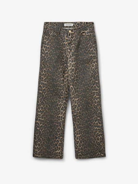 Sofie Schnoor Braune gemusterte Damen-Baggy-Hose Sofie Schnoor