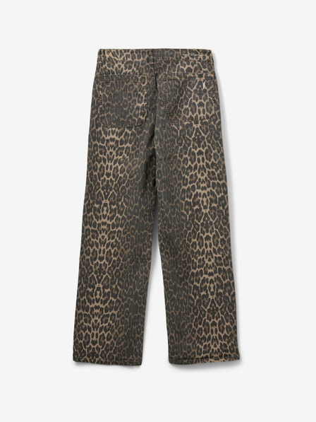 Sofie Schnoor Braune gemusterte Damen-Baggy-Hose Sofie Schnoor