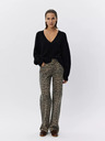 Sofie Schnoor Braune gemusterte Damen-Baggy-Hose Sofie Schnoor