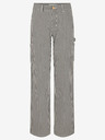 Sofie Schnoor Weiß und schwarz gestreifte Damen Baggy Pants Sofie Schnoor