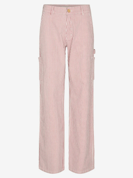 Sofie Schnoor Weiß und rot gestreifte Damen Baggy Pants Sofie Schnoor