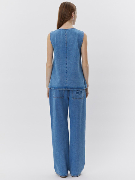 Sofie Schnoor Blaues Damen Denim Top Sofie Schnoor