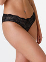 Wonderbra Schwarzes Wonderbra GLAMOUR SHORTY Spitzenhöschen
