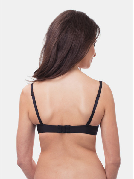 Wonderbra Schwarzer Damen Push Up BH Wonderbra FULL EFFECT PLAIN BRA