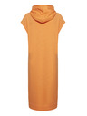 The Jogg Concept Orangefarbenes Damen-Sweatshirt-Kleid The Jogg Concept JCSAFINE
