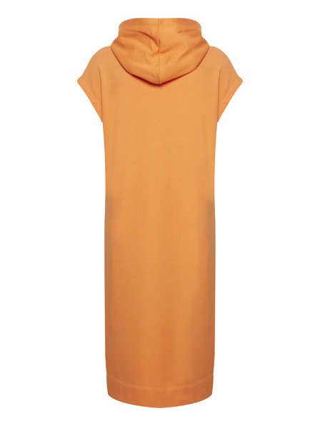 The Jogg Concept Orangefarbenes Damen-Sweatshirt-Kleid The Jogg Concept JCSAFINE