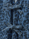 Sofie Schnoor Blaues Damen Denim Gemustertes Kleid Sofie Schnoor