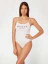 Guess Jeans Damen weißer Body Guess Carrie Front Logo
