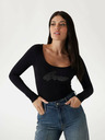 Guess Jeans Damen schwarzer Stretch-Body Guess Jeans