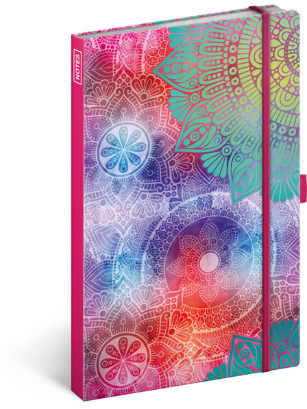 NOTIQUE NOTIQUE Notes Mandala, liniert, 13 x 21 cm