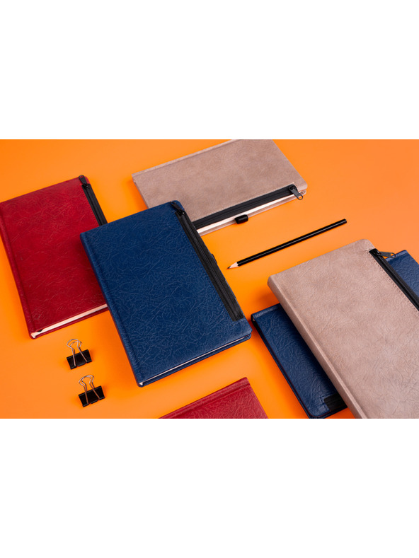 NOTIQUE NOTIQUE Notizbuch Hardy blau, liniert, 13 x 21 cm