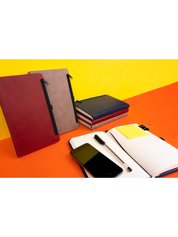 NOTIQUE NOTIQUE Notizbuch Hardy blau, liniert, 13 x 21 cm