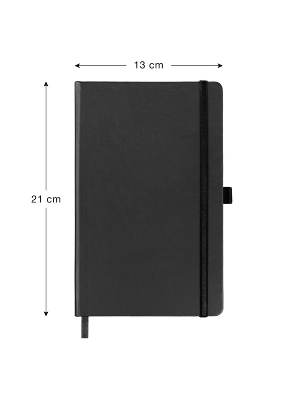 NOTIQUE NOTIQUE Notizbuch Hardy blau, liniert, 13 x 21 cm