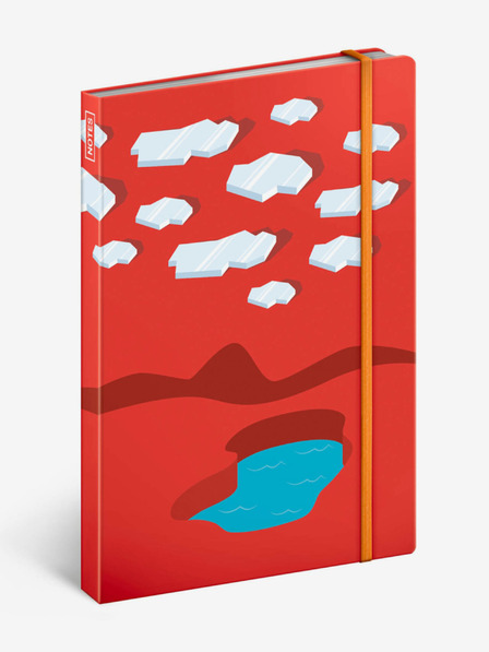 NOTIQUE NOTIQUE Notes Eissurfer, gefüttert, 13 x 21 cm