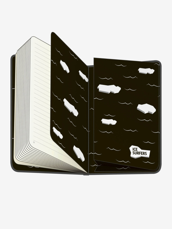 NOTIQUE NOTIQUE Notes Eissurfer, gefüttert, 13 x 21 cm